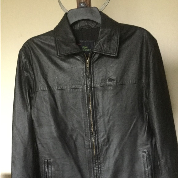 lacoste leather jackets